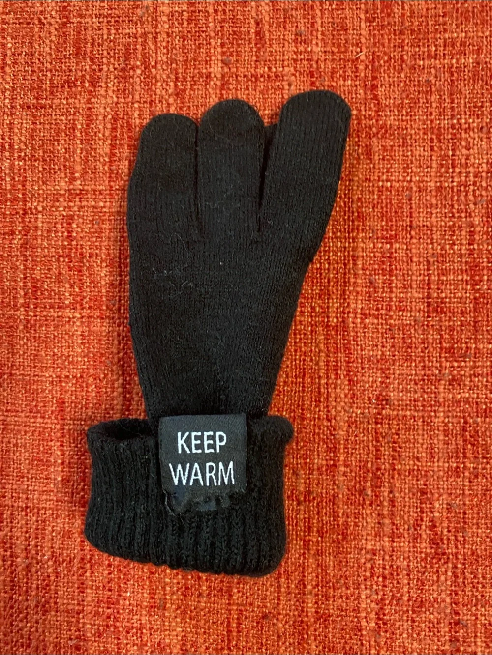 VTG Y2K Johnny Cupcakes Boston Black Winter Gloves
